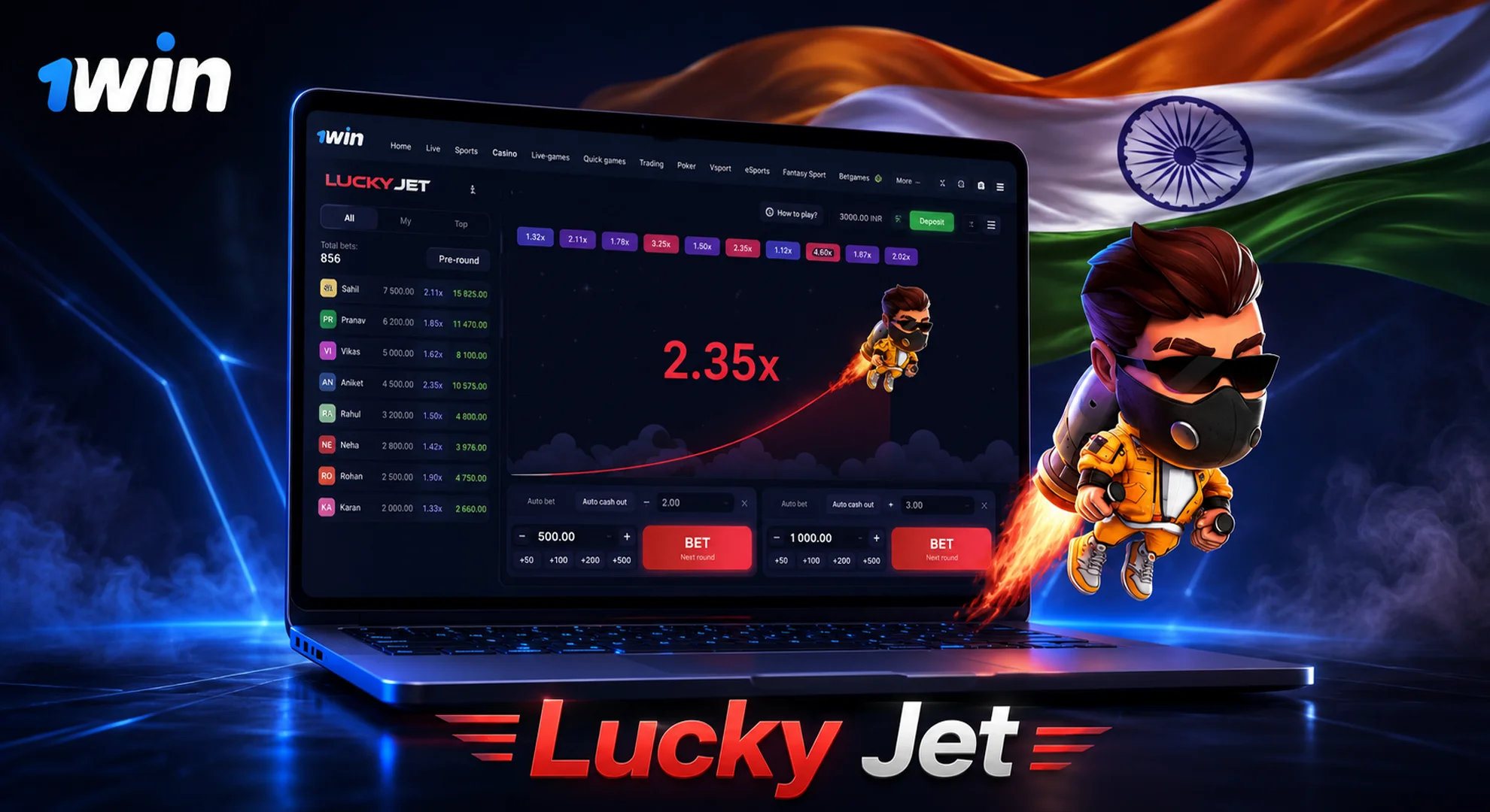 1win lucky jet